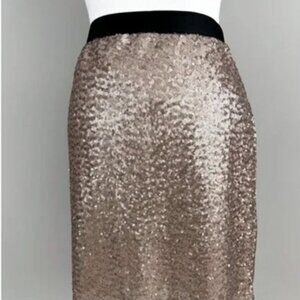 Splendid Gold Sequin Skirt Size Large